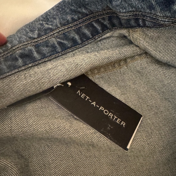 Agolde Zyla Cinch Denim Jacket in blue XS - Picture 5 of 6